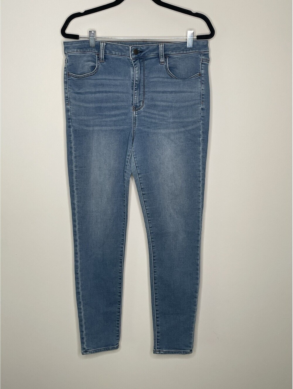 American Eagle Super Hi-Rise Jeggings Super Stretch Blue Size 14 Long